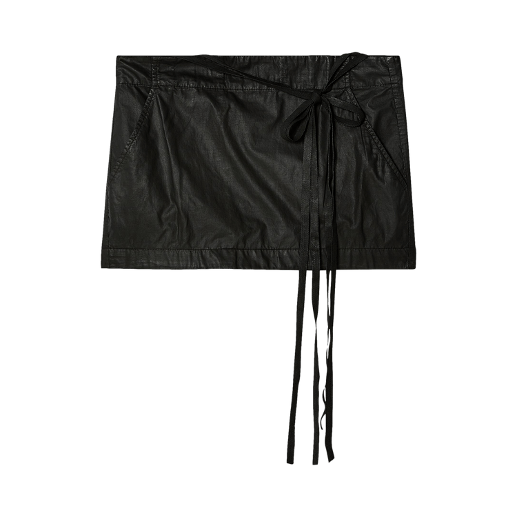 Ann Demeulemeester Magdalena Slouchy Waist Mini Skirt "Black"