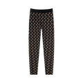 Marine Serre Allover Moon Leggings "Black"