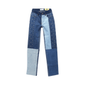 Marine Serre Regenerated Denim Moonogram Pants "Medium Dark Blue"