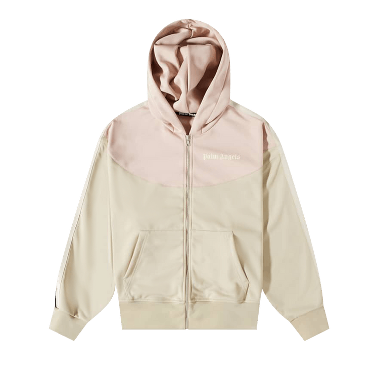 Palm Angels Two Tone Hooded Track Jacket "Rose Dust"