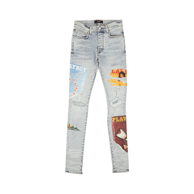 Amiri x Playboy Magazine Jean "Blue"