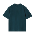 Auralee Mesh Dyed Tee "Dark Green"