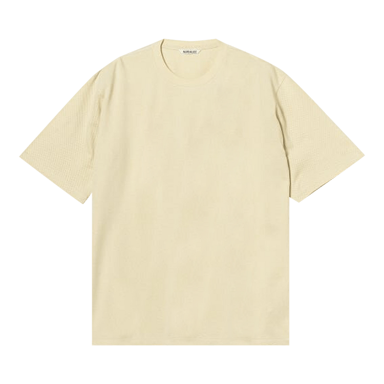 Auralee Mesh Dyed Tee "Ivory"