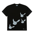 3.PARADIS Singing Doves T-Shirt "Black"