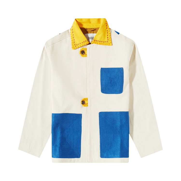 Bode Donkey Party Jacket "Ecru/Multicolor"