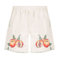 Bode Georgia Peach Rugby Short "Yellow/Green"