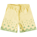 Bode Green Peak Shorts "Yellow/Green"