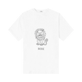 Bode Embellished Lion Tee "White"