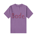Bode Rickrack Namesake Tee "Purple"