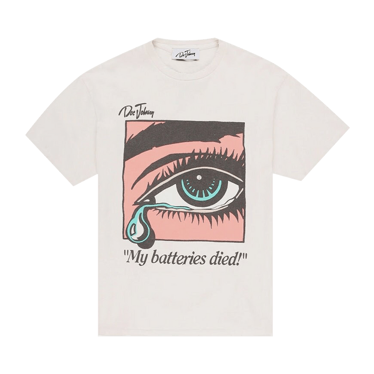 Gallery Dept. Dead Batteries Tee "Cream"