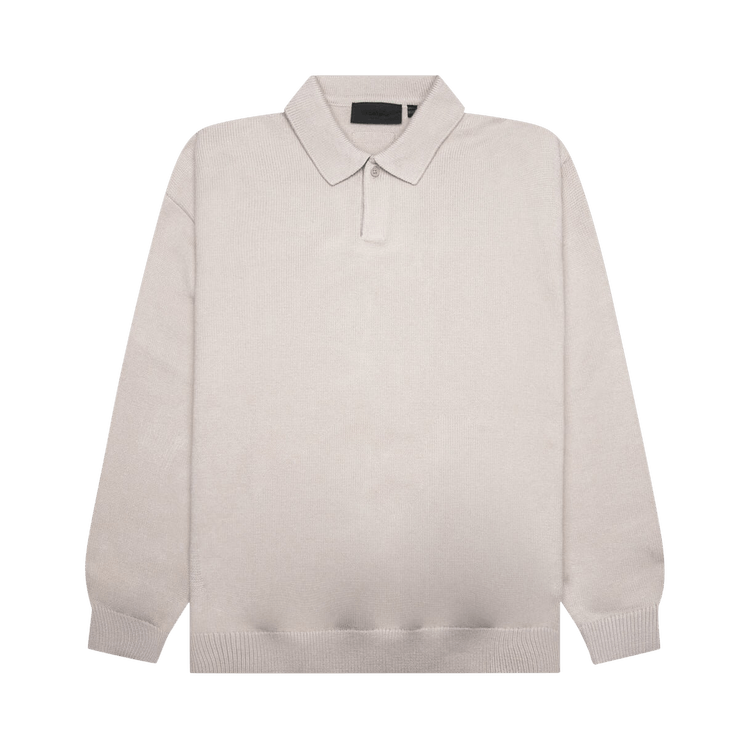 Fear of God Essentials Knit Polo "Silver Cloud"