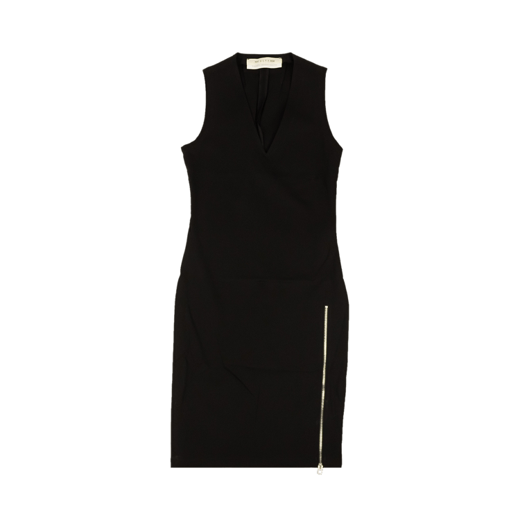 1017 ALYX 9SM Zip Detail Fitted Mini Dress "Black"