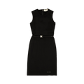 1017 ALYX 9SM Viscose Sleeveless Belted Midi Dress "Black"