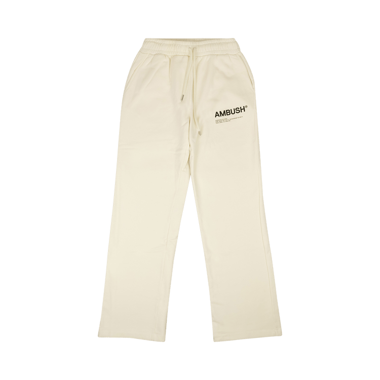 Ambush Fleece Workshop Sweatpants "Off White"