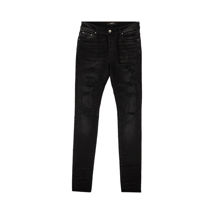 Amiri Thrasher Plus Distressed Jeans "Black"