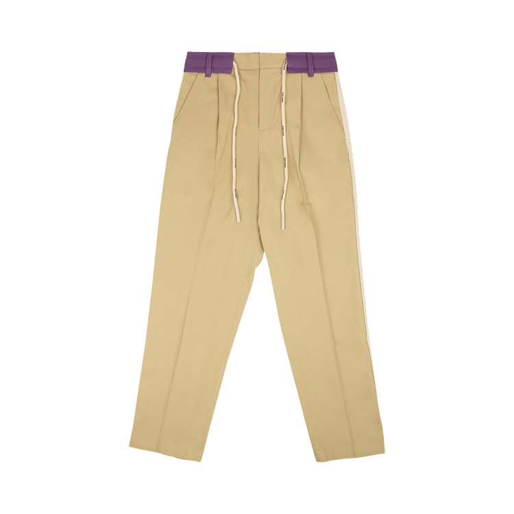 Palm Angels Track Belt Pants "Beige"
