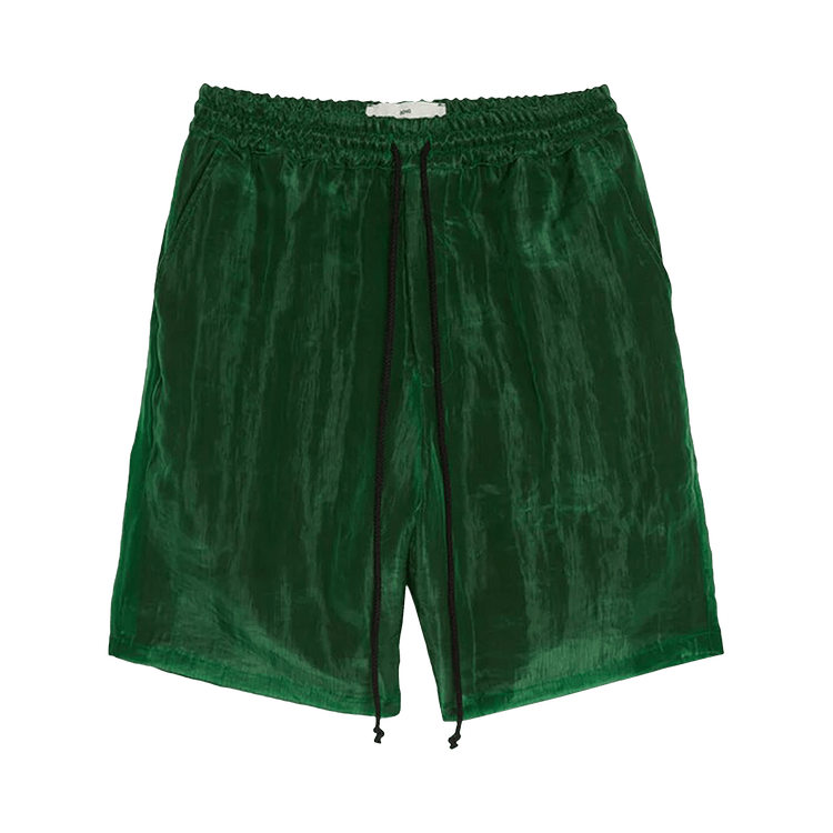 Song for the Mute Nylon Elasticated Shorts "Green"