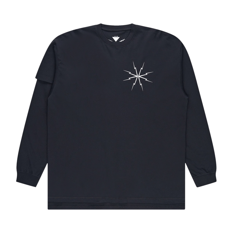 Acronym Pima Long-Sleeve T-Shirt "Black"