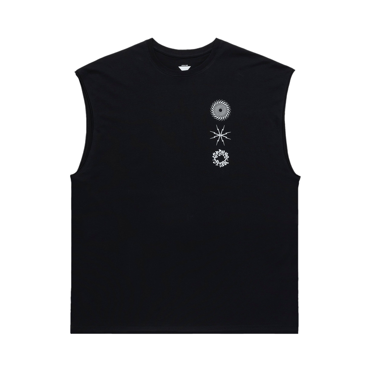 Acronym Pima Sleeveless T-Shirt "Black"