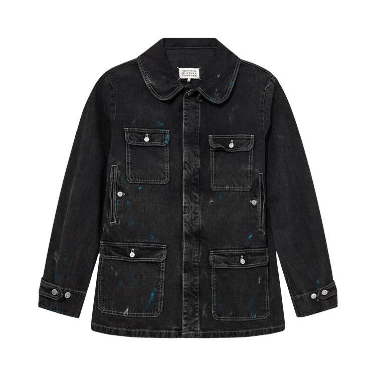 Maison Margiela Paint Denim Jacket "Black"