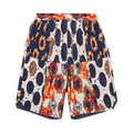 Engineered Garments BB Shorts "Red/Navy Sunflower"