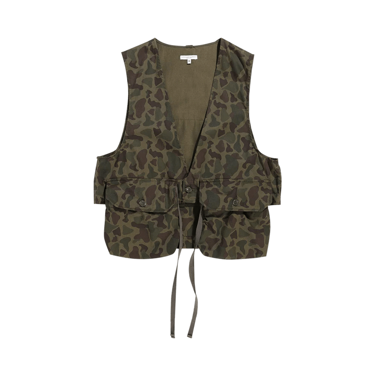Engineered Garments Fowl Vest "Olive Camo"