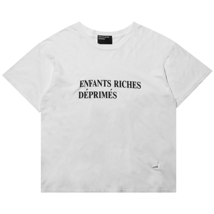Enfants Riches Déprimés Classic Logo T-Shirt "Cream/Black"