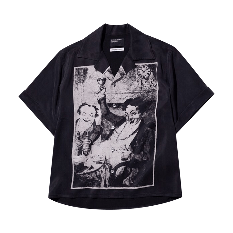 Enfants Riches Déprimés Night/Mourning Short-Sleeve Shirt "Black/White"
