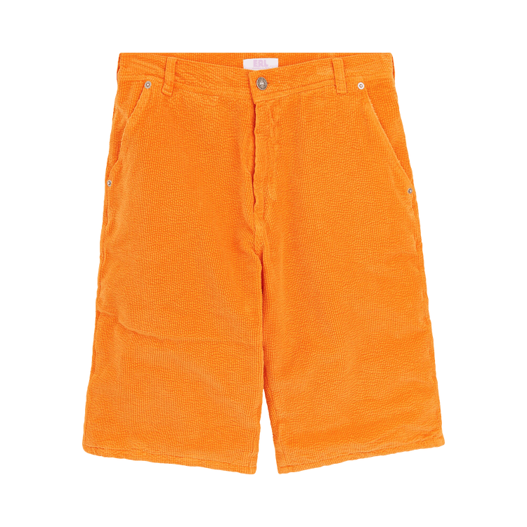 ERL Corduroy Shorts "Orange"