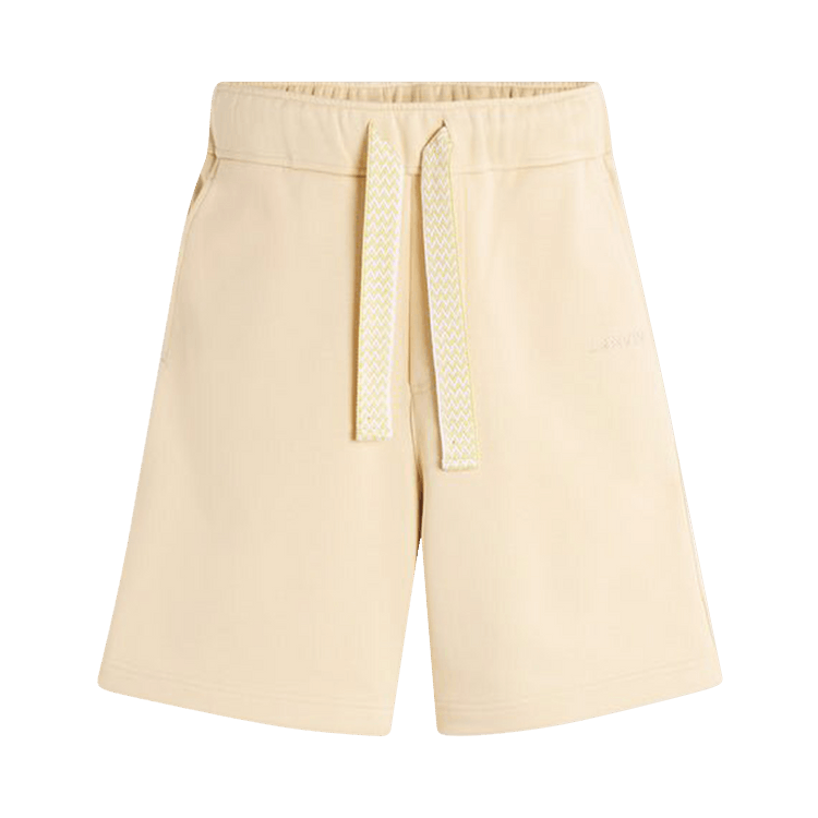 Lanvin Curb Lace Embroidered Short "Sand"