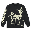 Cactus Jack by Travis Scott Barbed Wire Long-Sleeve Tee "Black"