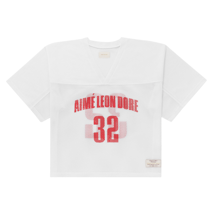 Aimé Leon Dore Cropped Practice Jersey "Bright White"