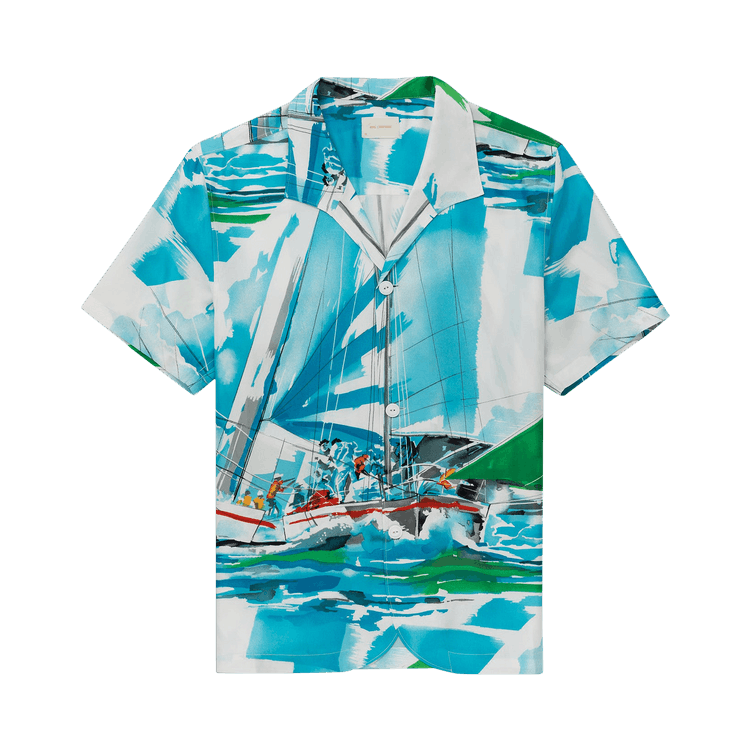 Aimé Leon Dore Silk Cabana Shirt "Regatta"