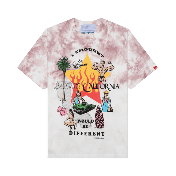 Jungles I Thought California Would Be Different Short-Sleeve Tee "Tie Dye"