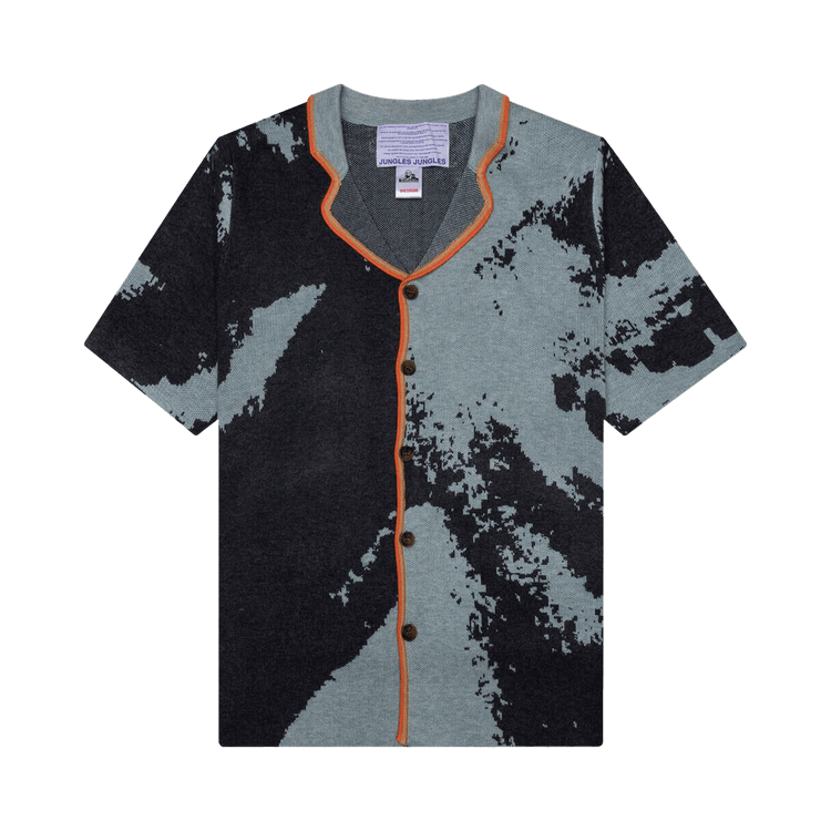 Jungles Smile Heavy Knit Shirt "Black/Blue"