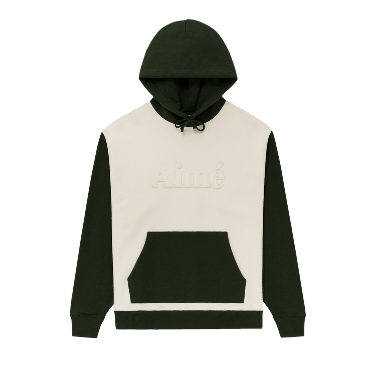 Aimé Leon Dore Washed Two-Tone Hoodie "Bone White"