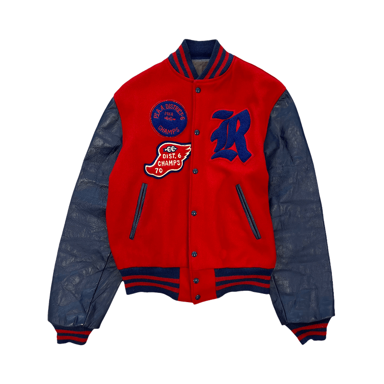 Vintage Varsity Letterman Jacket "Red/Blue"
