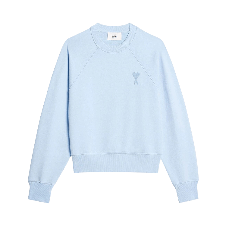 Ami Tonal Sweatshirt "Sky Blue"