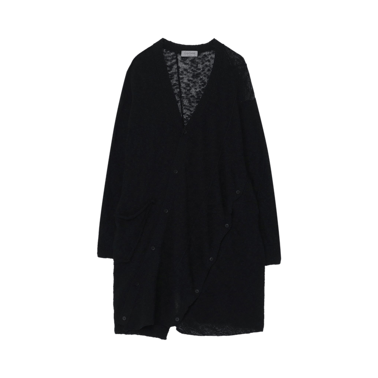 Yohji Yamamoto Pour Homme Skew Cardigan "Black"