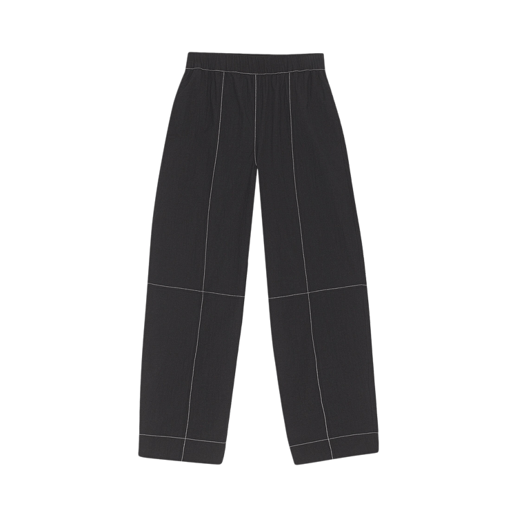 GANNI Elasticated Curve Pants "Black"