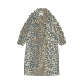GANNI Crispy Shell Coat "Leopard"