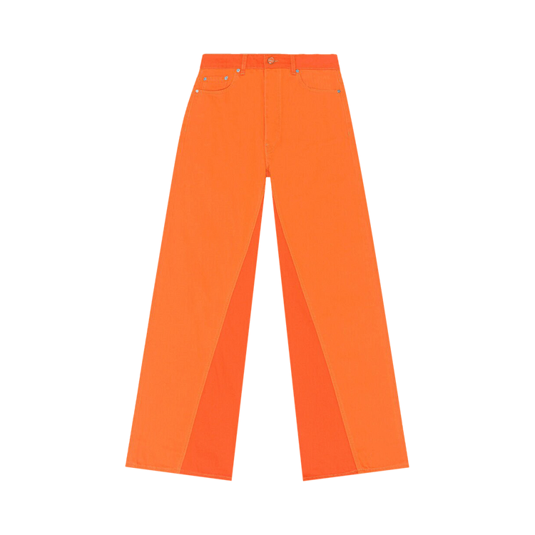 GANNI Overdyed Jozey Jeans "Orangeade"
