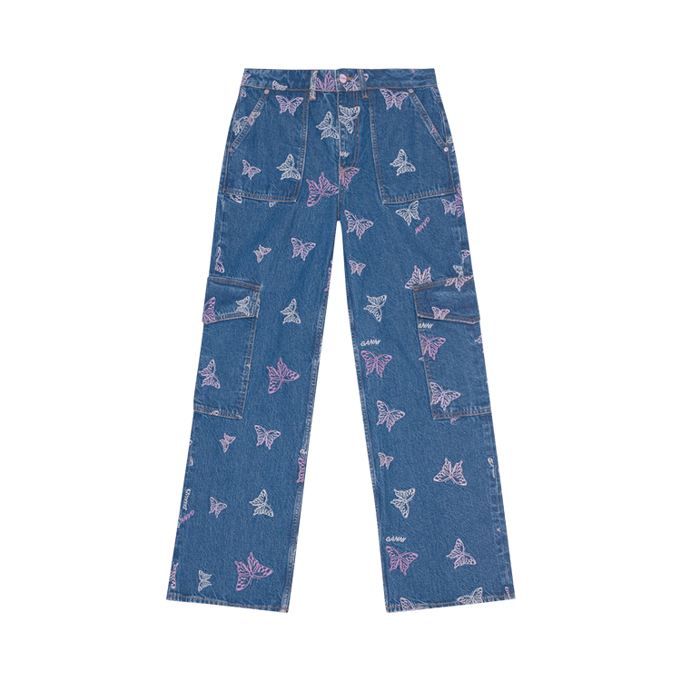 GANNI Denim Butterfly Jean "Denim"