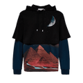 Lanvin Layered Sweatshirt "Black"