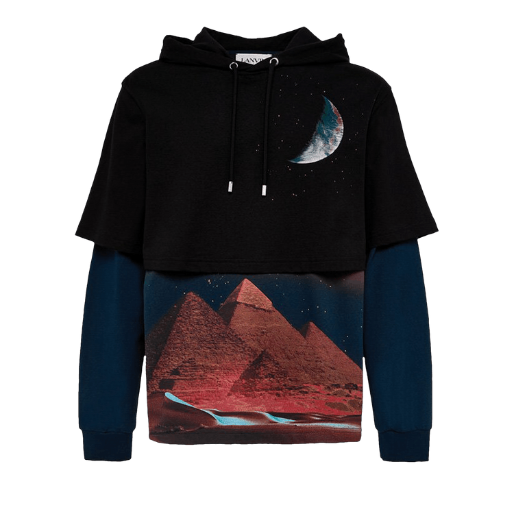 Lanvin Layered Sweatshirt "Black"