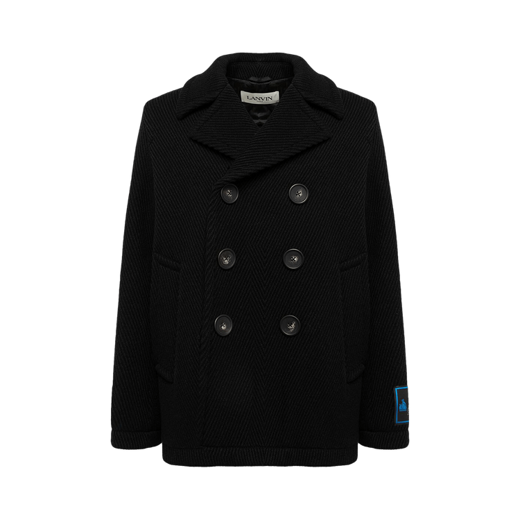 Lanvin Signature Patch Coat "Black"