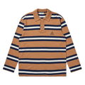 Lanvin Long-Sleeve Striped Oversized Polo "Multicolor"