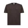 Lanvin Paris Embroidered T-Shirt "Ebony"