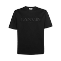 Lanvin Tonal Embroidered T-Shirt "Black"