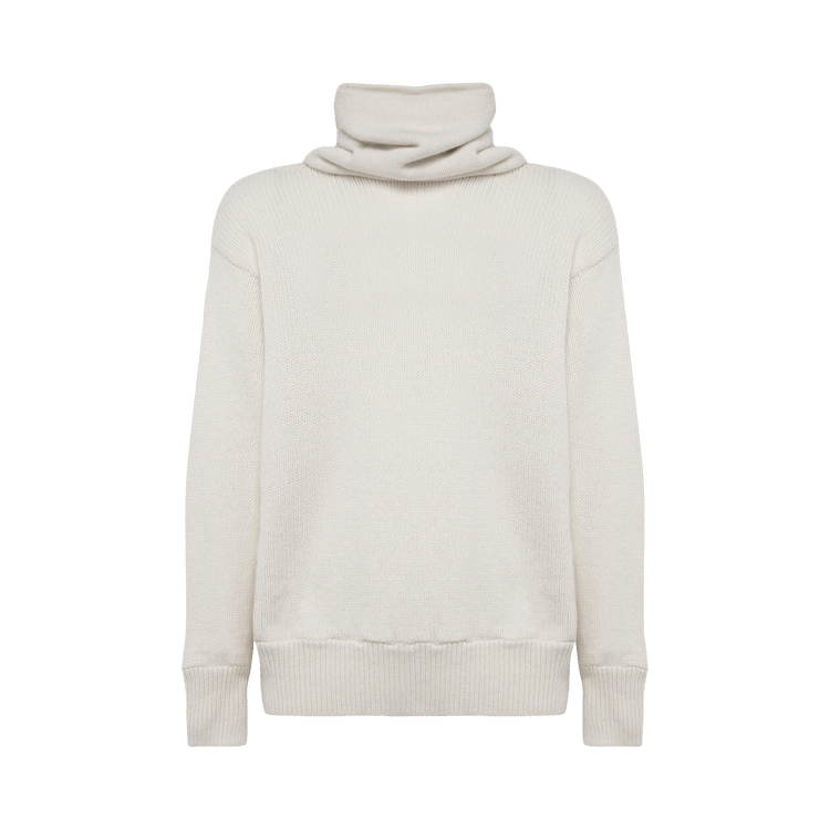 Les Tien Knit Cashmere Turtle Neck "Ivory"